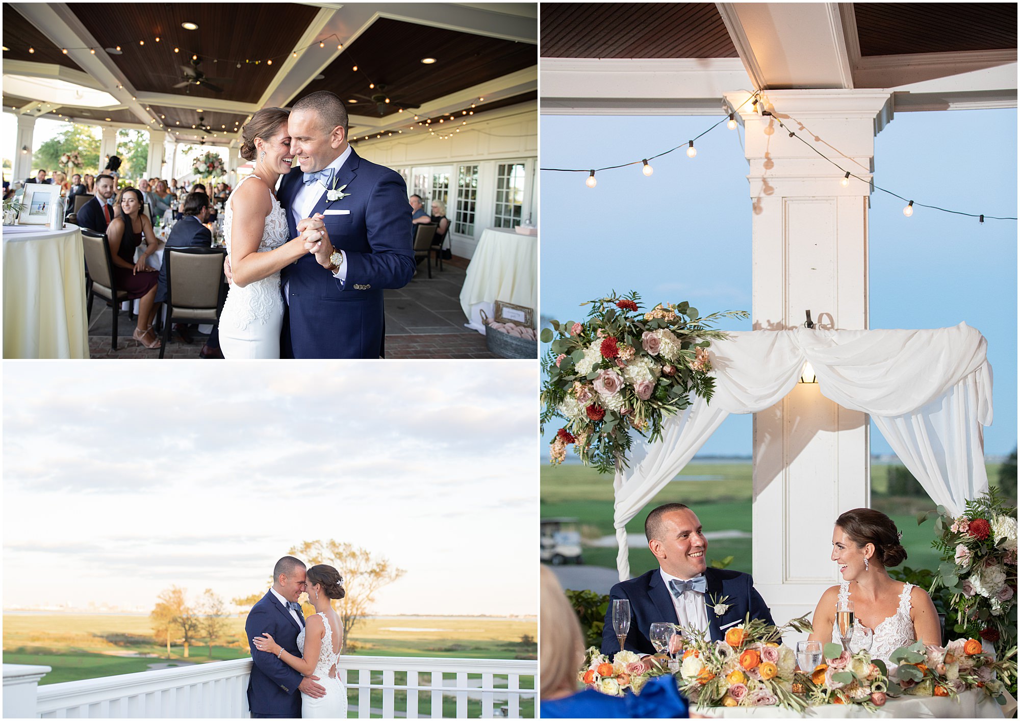 An outdoor wedding reception at Atlantic City Country Club is why it is one of the best South Jersey wedding venues. 