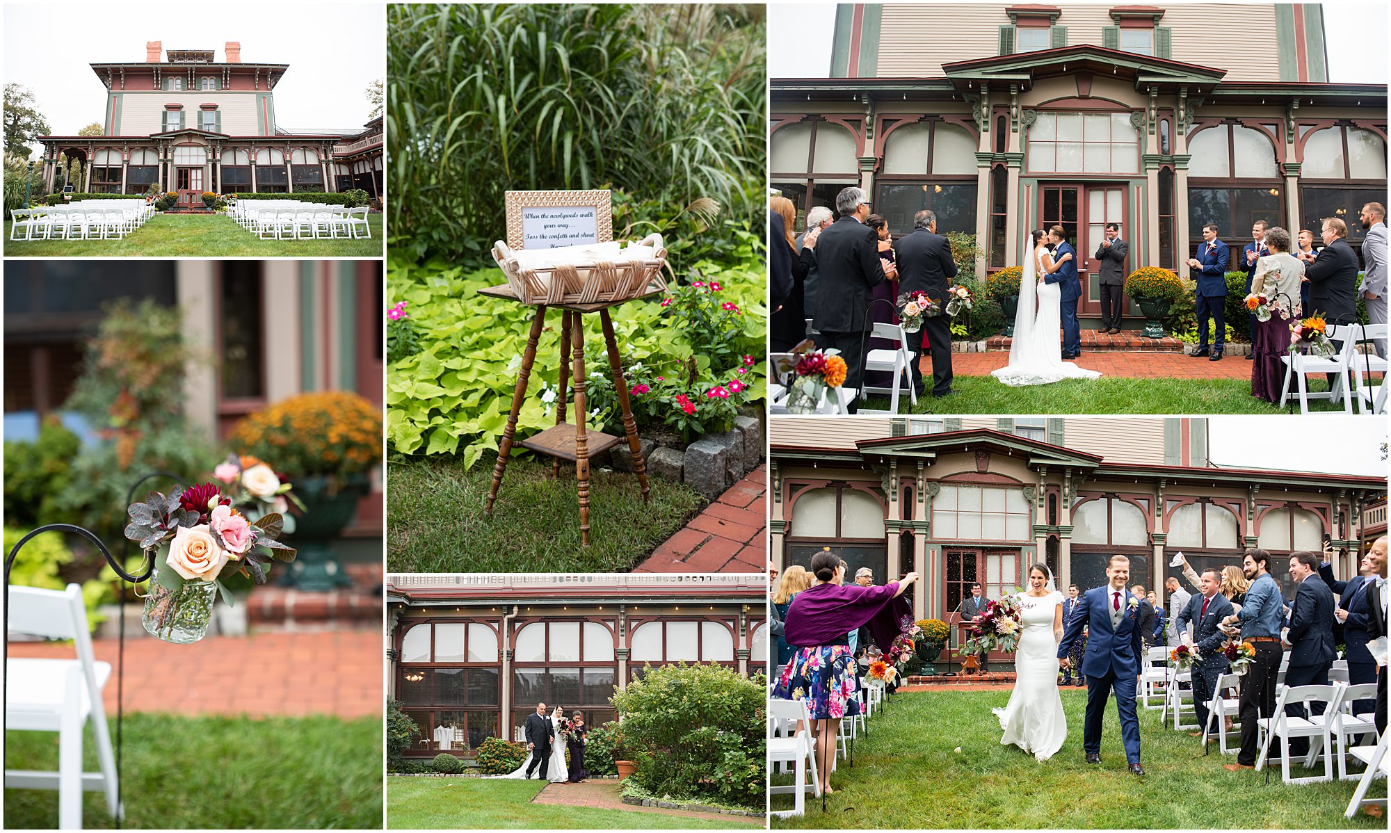 Outdoor Ceremony at the Southern Mansion