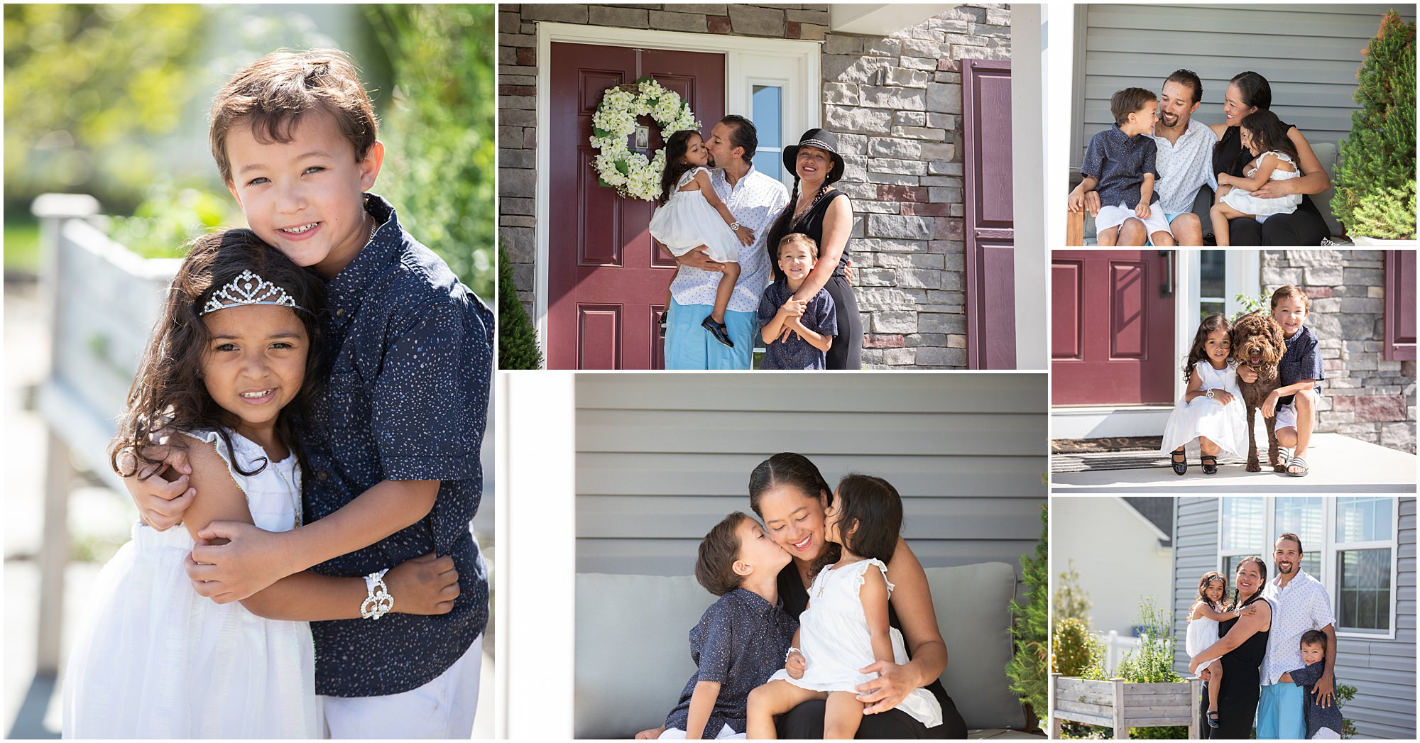 Moorestown Family Photographer captures families on their front porches during COVID-19 pandemic