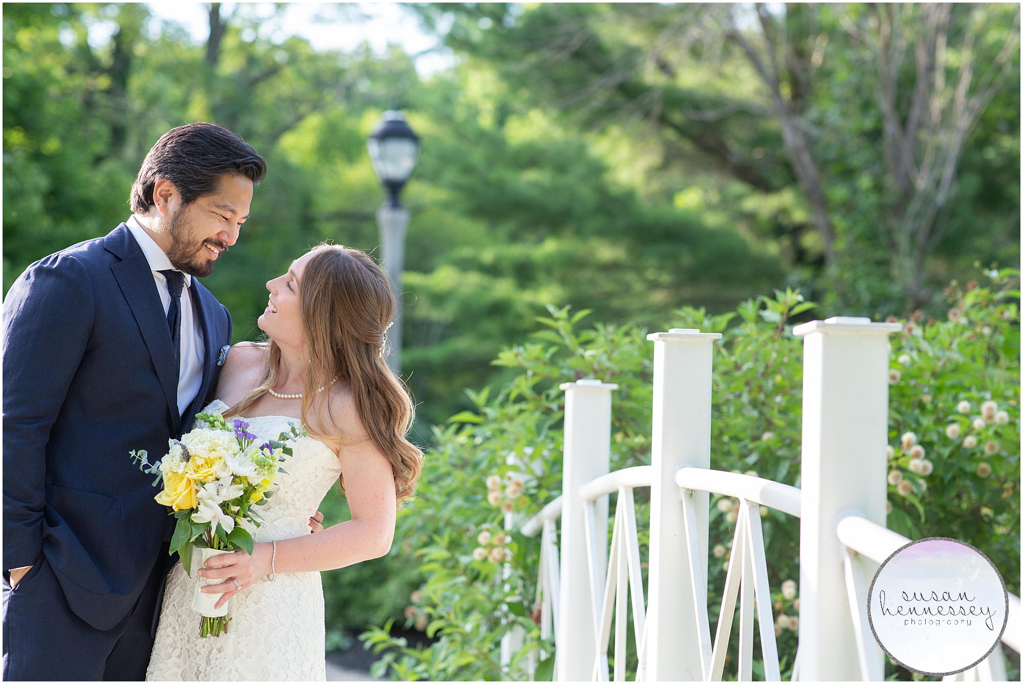 Sayen gardens in Hamilton, NJ is the perfect location for a simple wedding