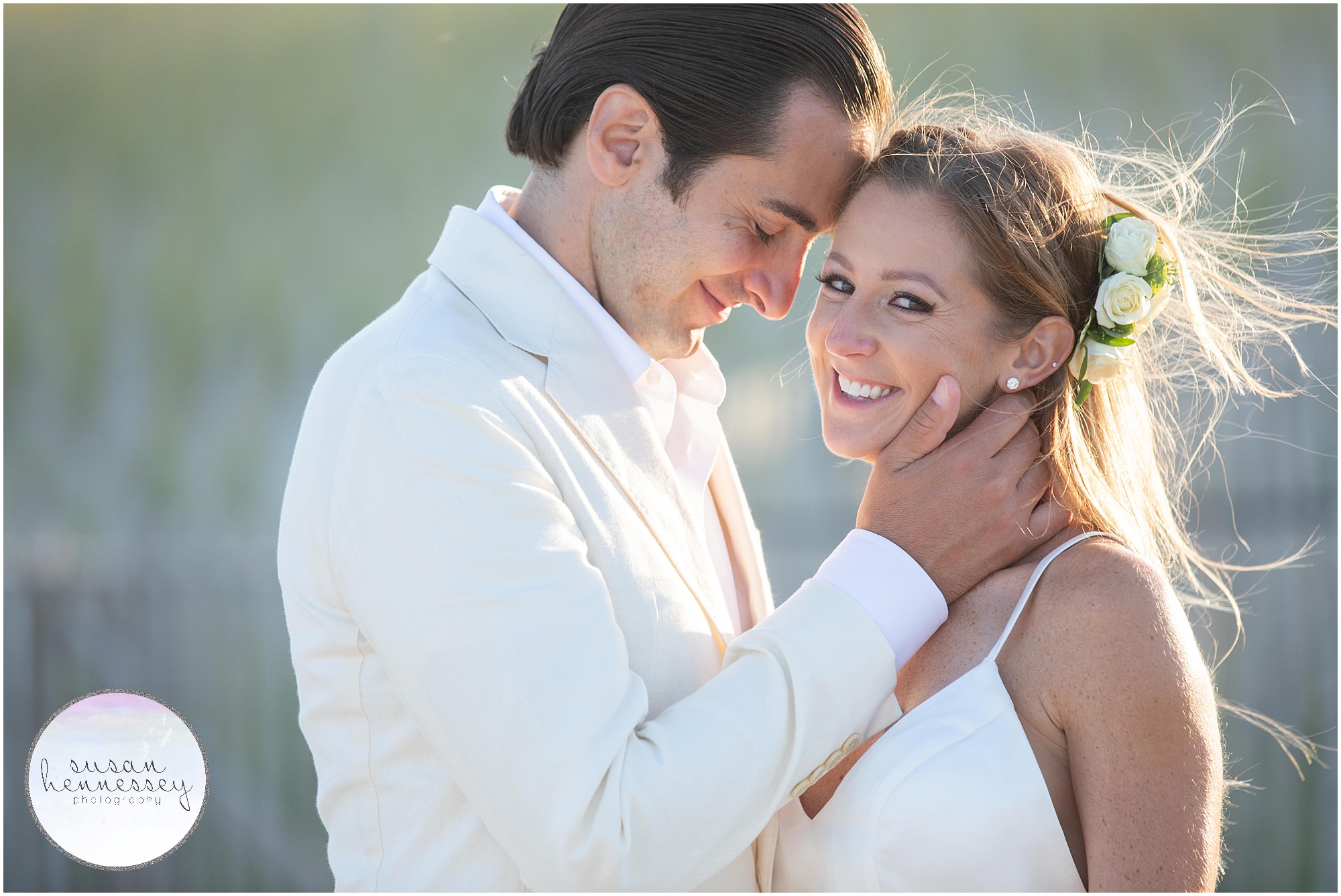 Romantic portraits at South Jersey microwedding