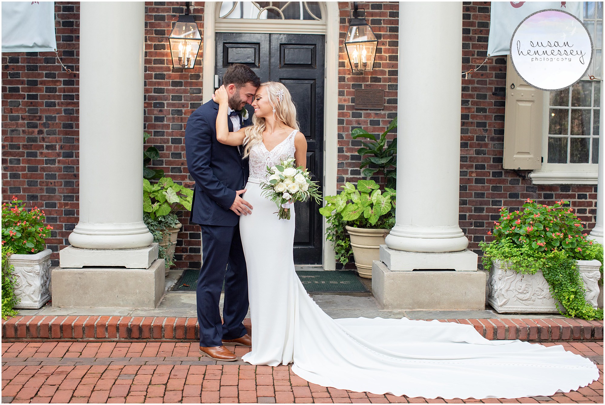 Romantic couple portraits at Philly wedding