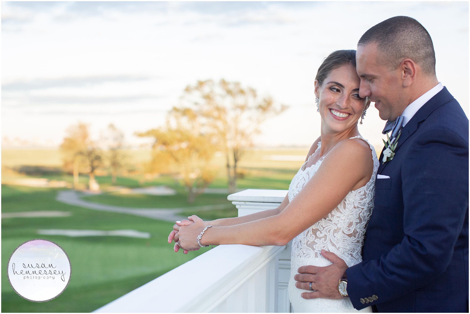 An outdoor summer wedding at Atlantic City Country Club