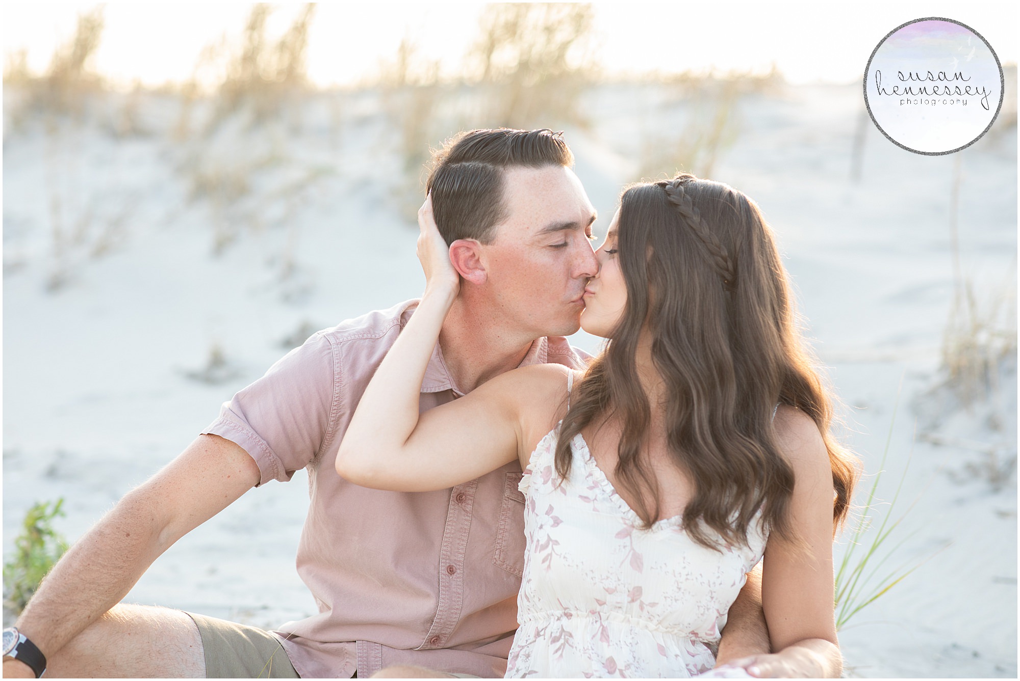 Ocean City engagement session at Corson's Inlet