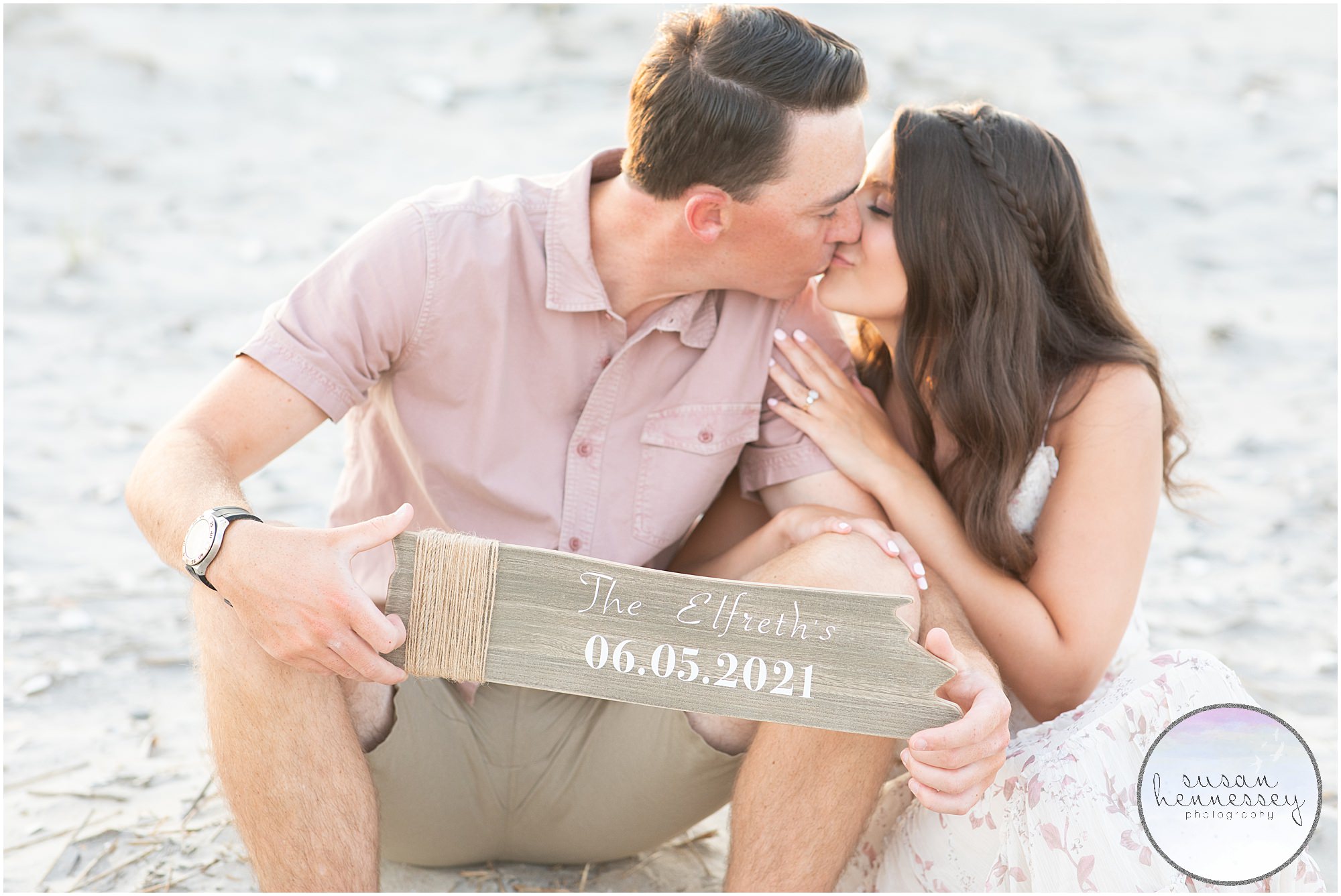 Corson's Inlet Engagement Session at the Jersey Shore