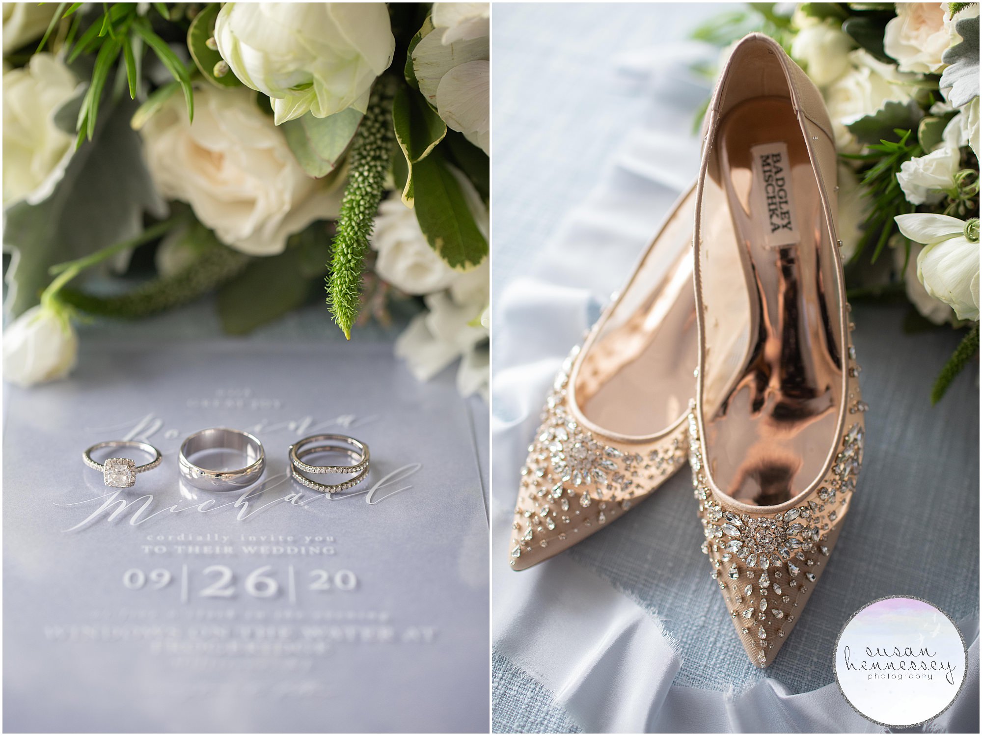 Bridal details at Windows on the Water at Frogbridge Wedding
