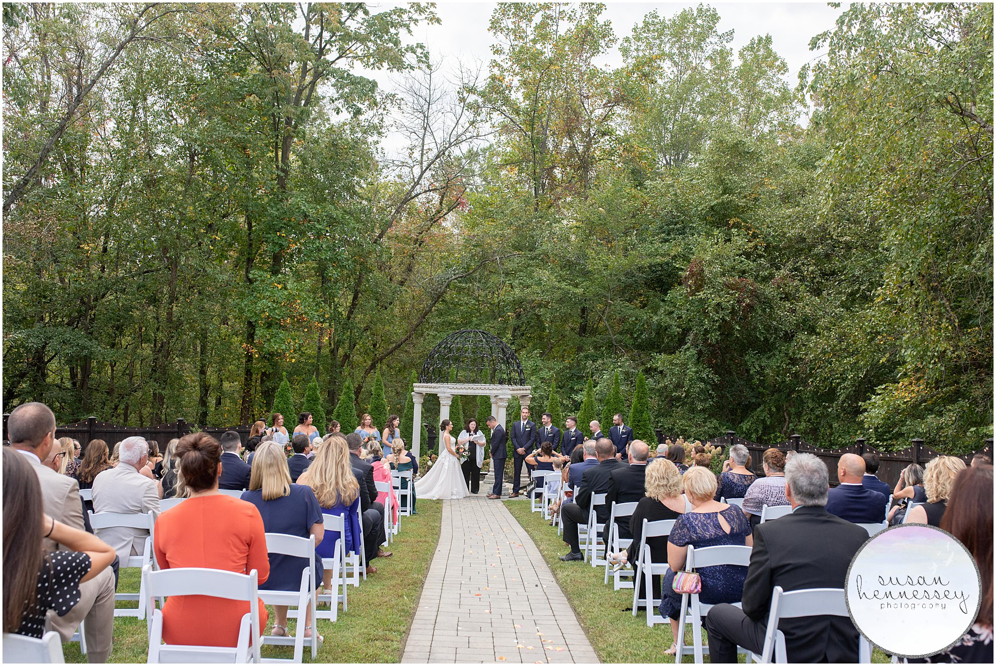 Ceremony at The Hamilton Manor wedding