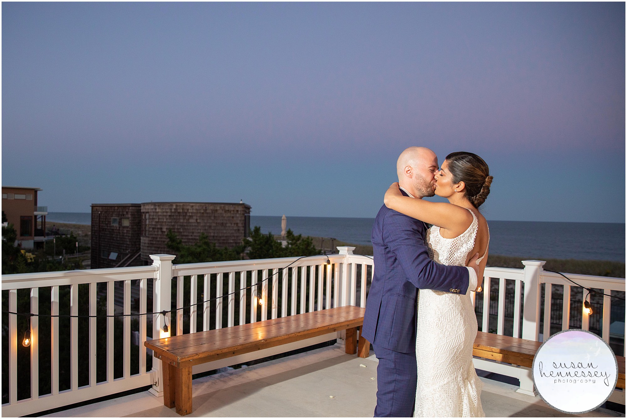 First dance for bride and groom at Long Beach Island Microwedding