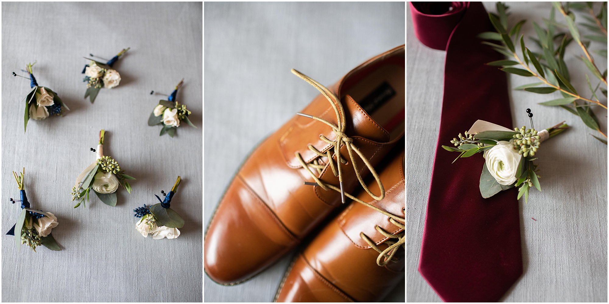 Fall groom details for Wedding at Old York Country Club