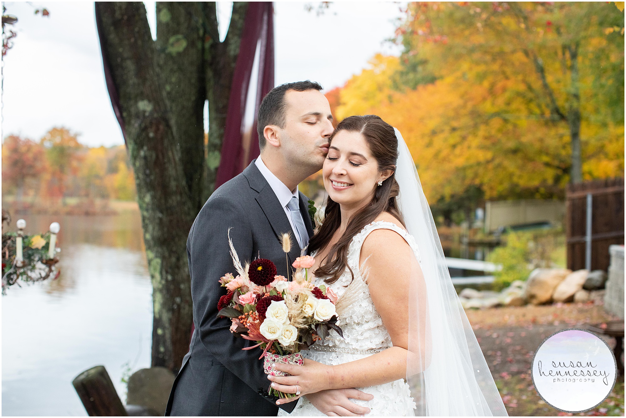 Intimate wedding at Andre's Lakeside Dining Microwedding