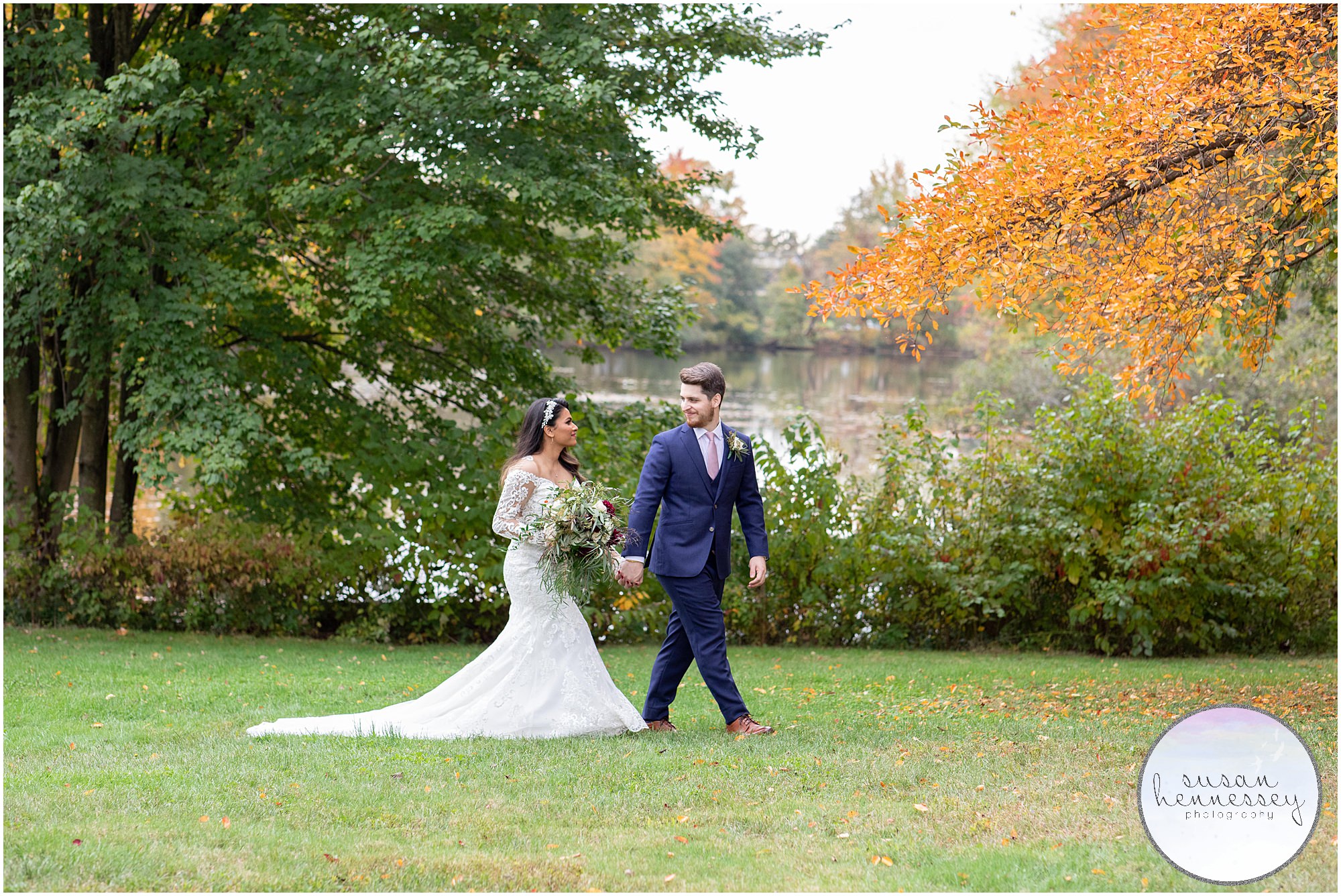 Fiza and Thomas had a South Jersey Microwedding with portraits in Strawbridge Lake Park
