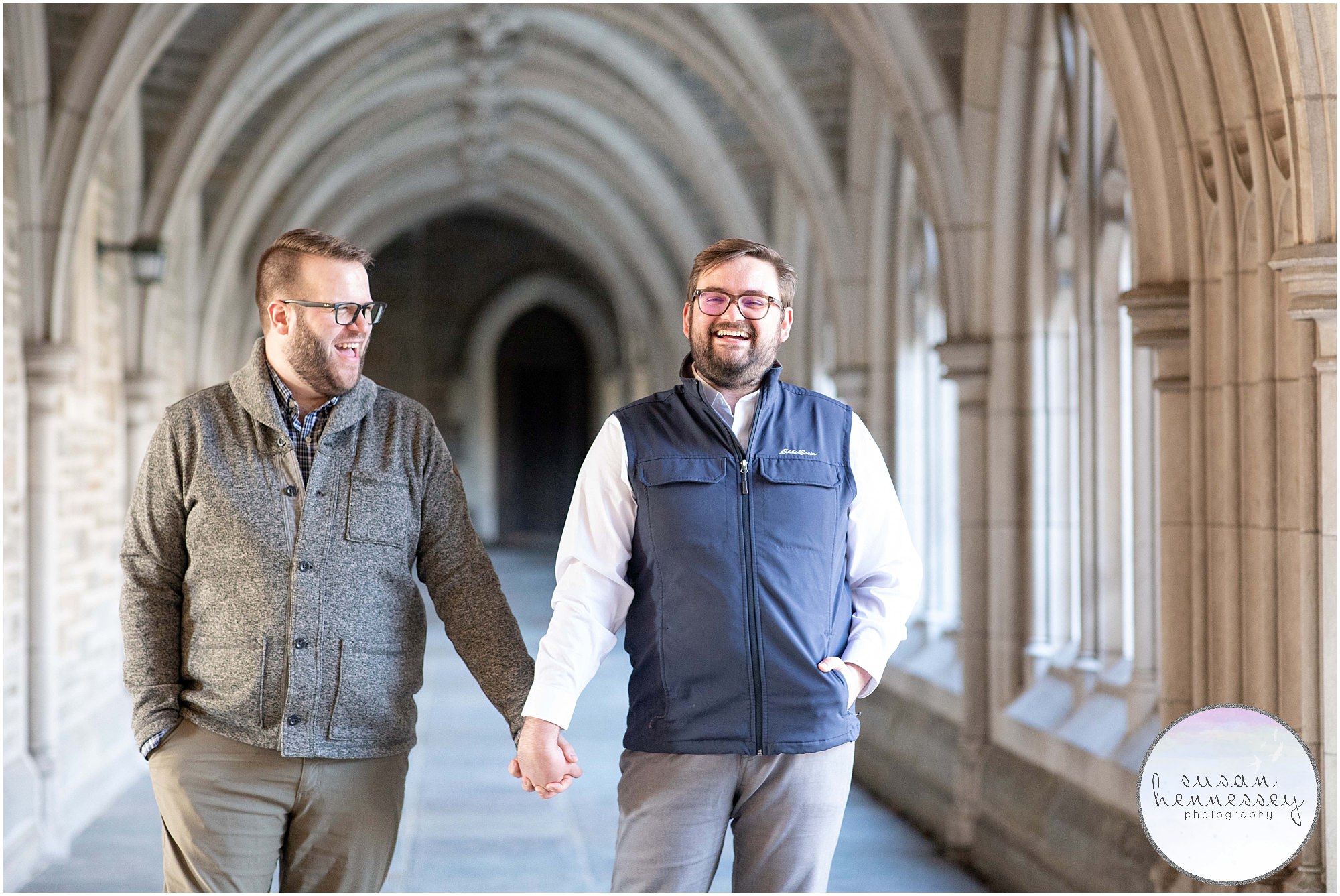 LGBTQ Engagement Session at Princeton University photographed by South Jersey wedding photographer, Susan Hennessey Photography