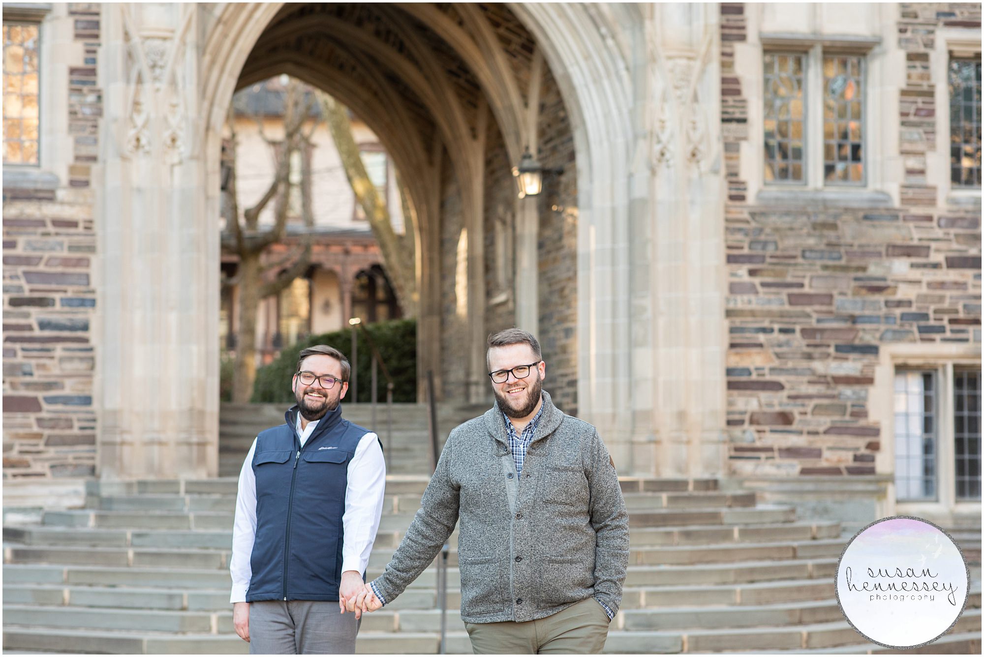 Kelly and Gavin's Engagement Session at Princeton University