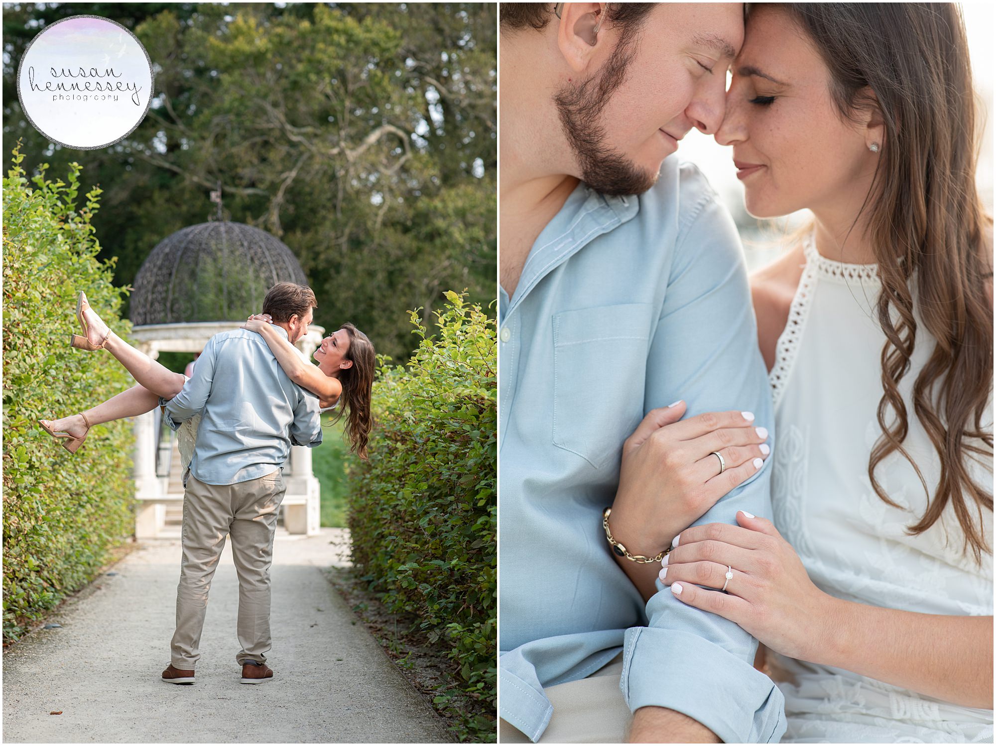 Nicole and Christian had a summer Engagement Session at Longwood Gardens