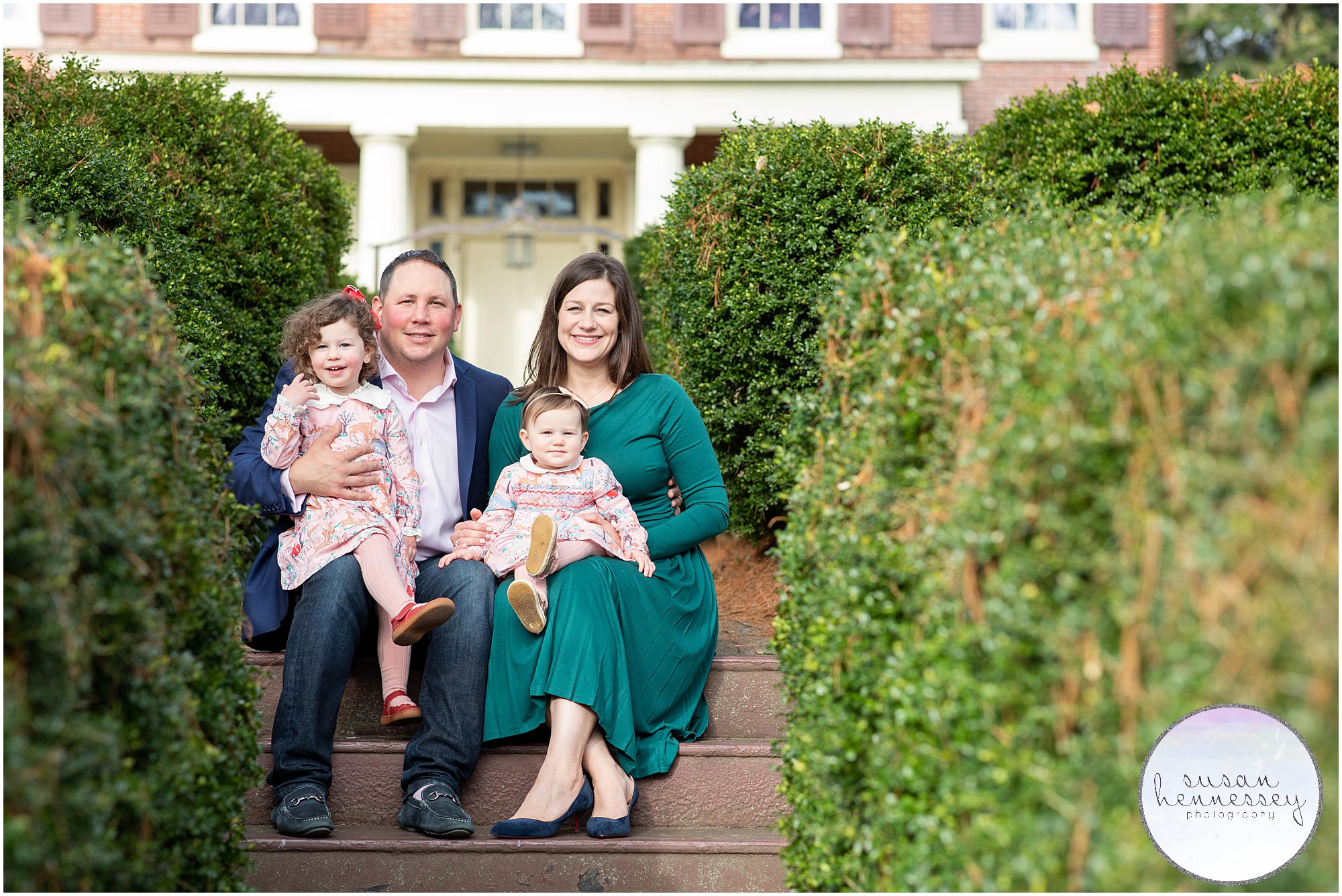 Smithville Mansion is the perfect location for your South Jersey holiday family photo session
