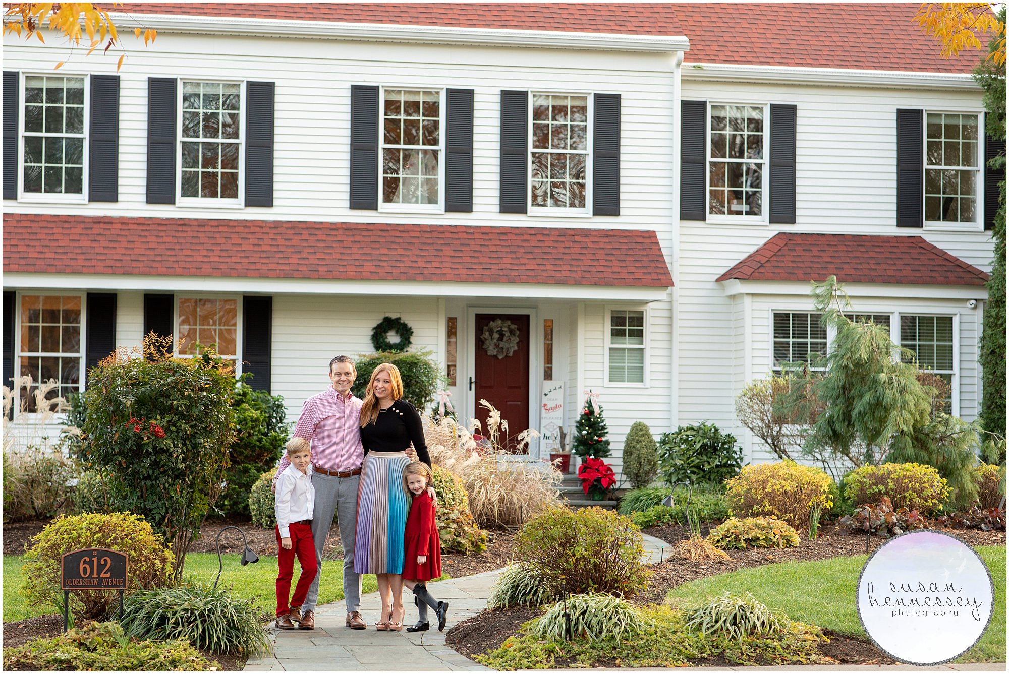 Your home is the perfect backdrop for your South Jersey holiday family photo session