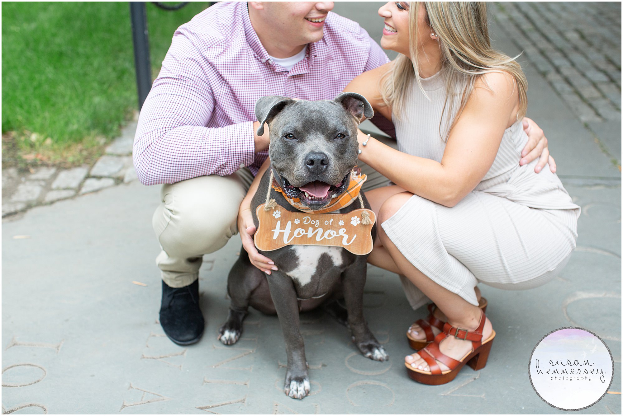 "Dog of Honor" at Princeton Engagement Session