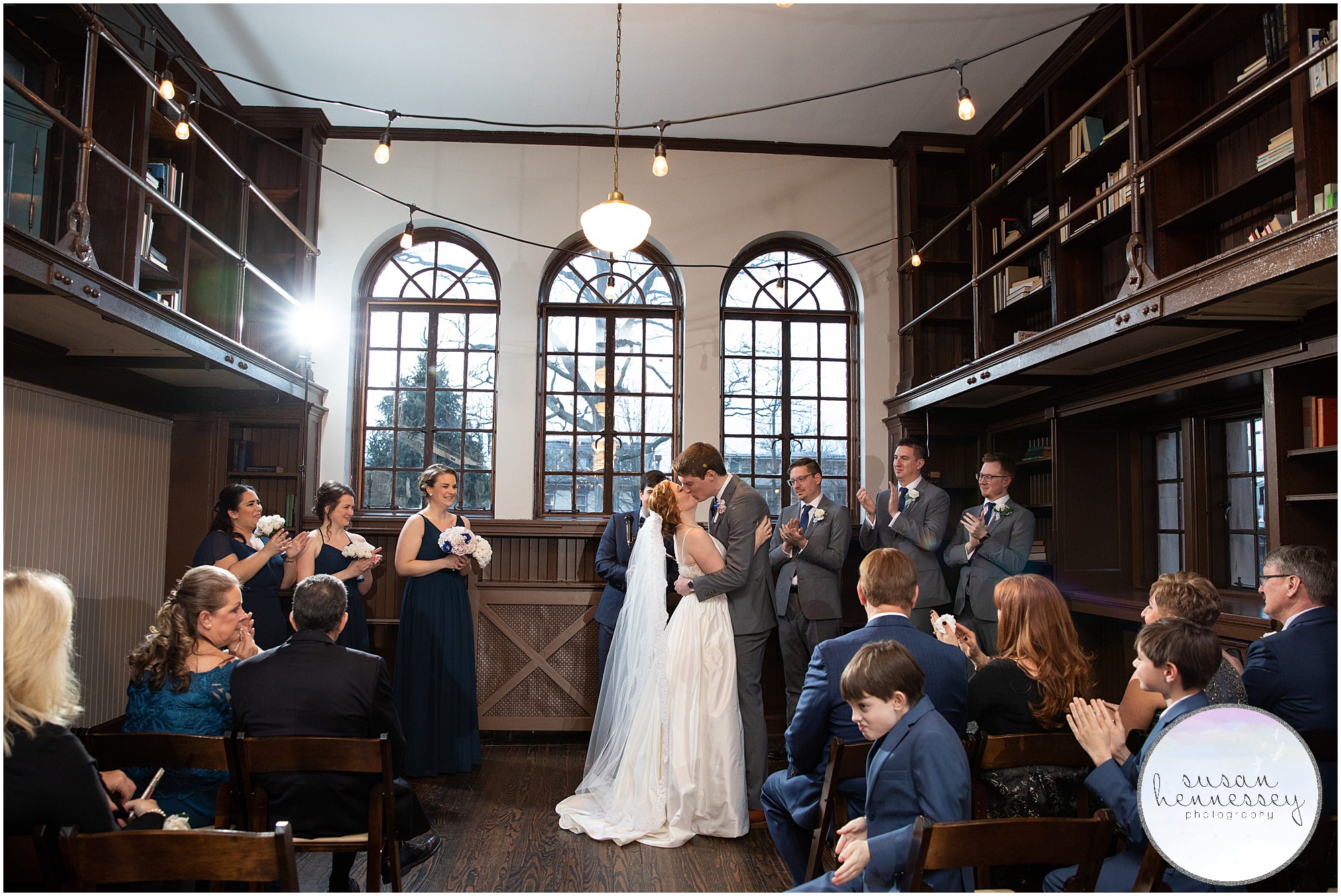 Susan Hennessey Photography Best of 2020 Weddings - The Community House of Moorestown indoor ceremony