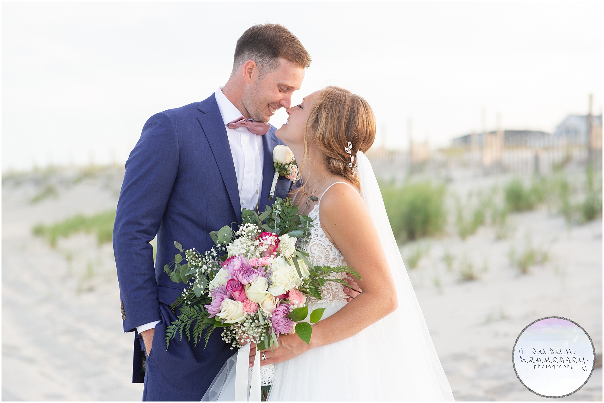 Susan Hennessey Photography Best of 2020 Weddings - LBI Microwedding bride and groom portraits