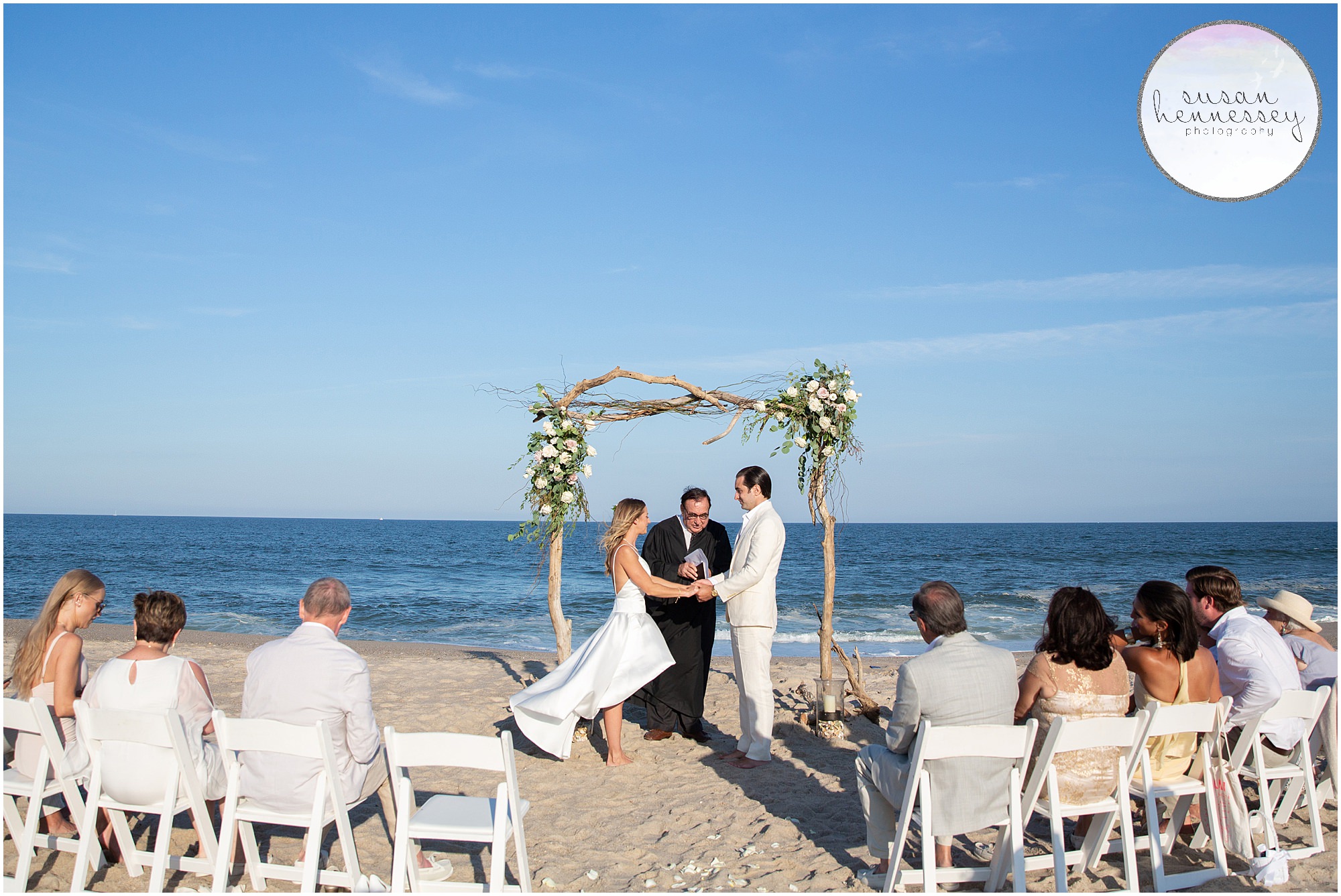 Susan Hennessey Photography Best of 2020 Weddings - Jersey Shore microwedding ceremony on the beach