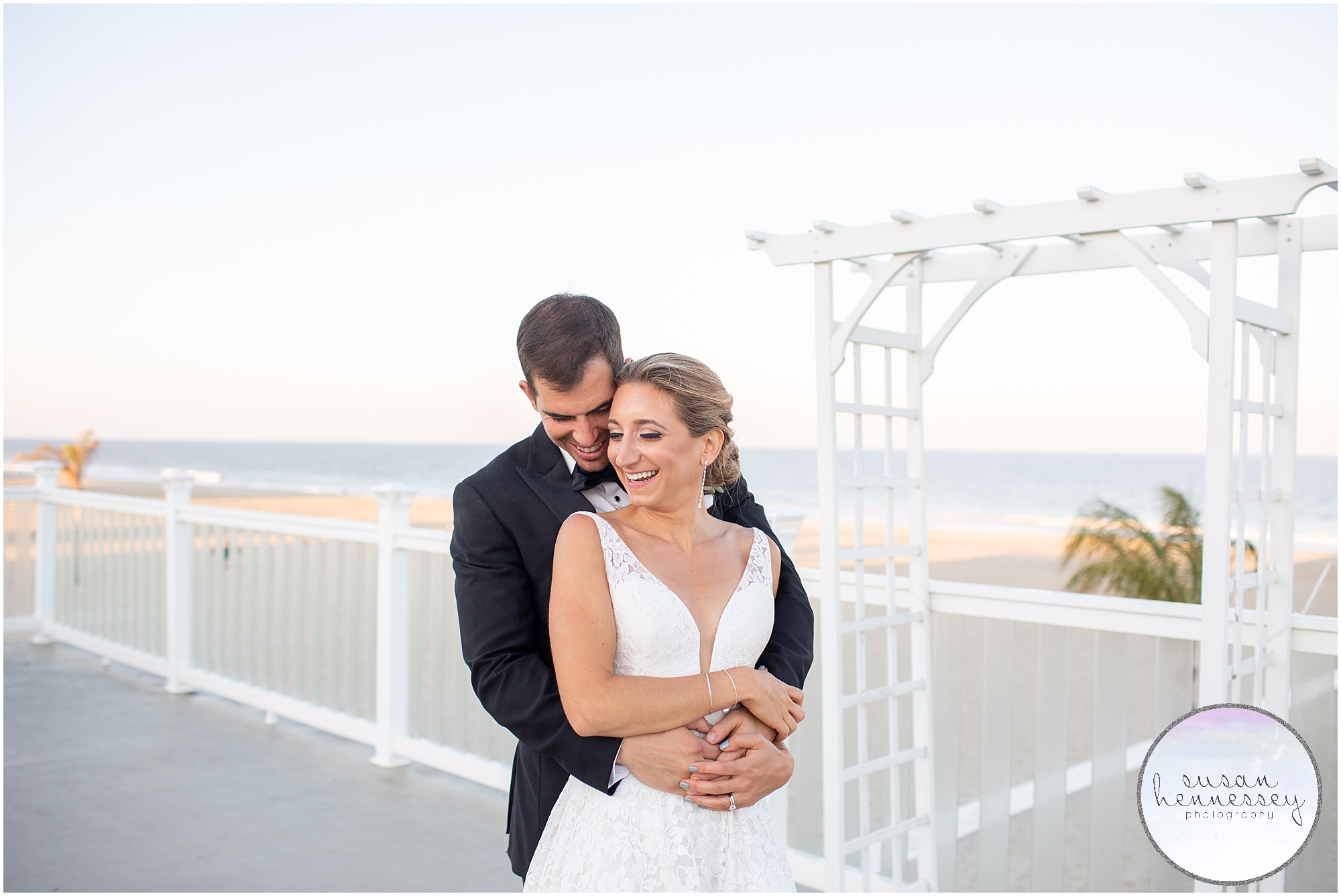 Windows on the Water at Surfrider Beach Club is one of the best Jersey Shore wedding venues because of the stunning water views