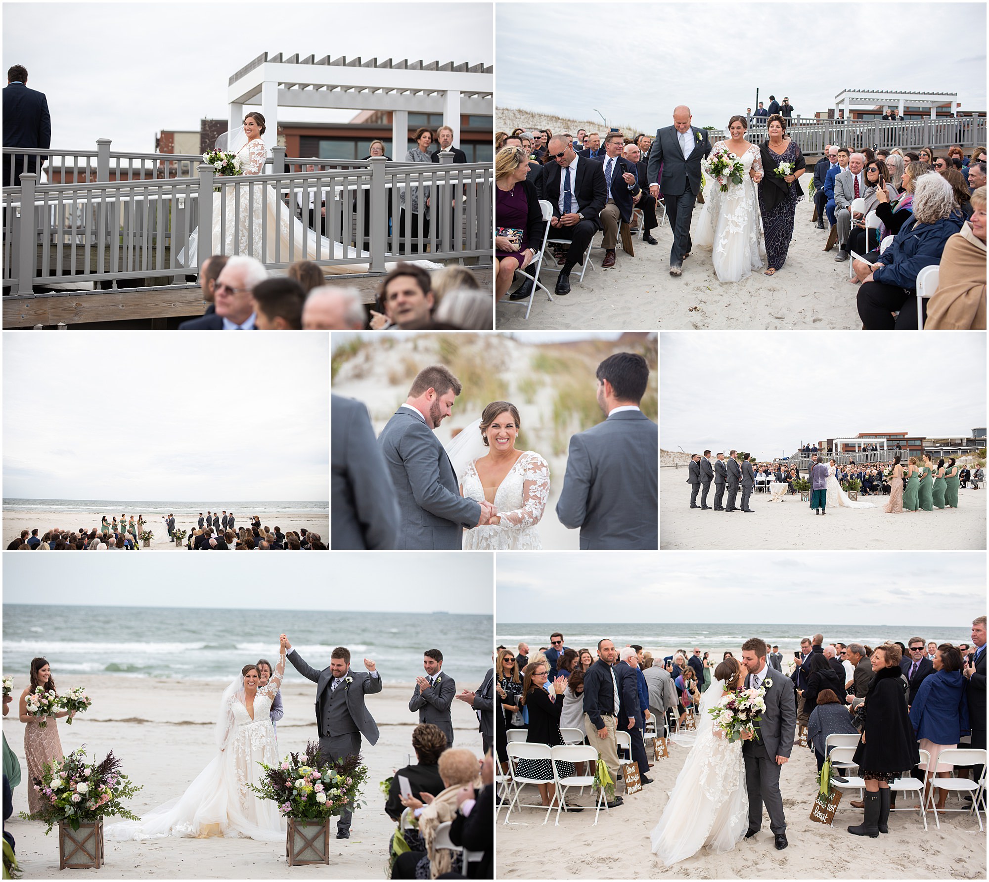 The beach ceremony at the Windrift Hotel in Avalon makes it the best Jersey Shore wedding venue