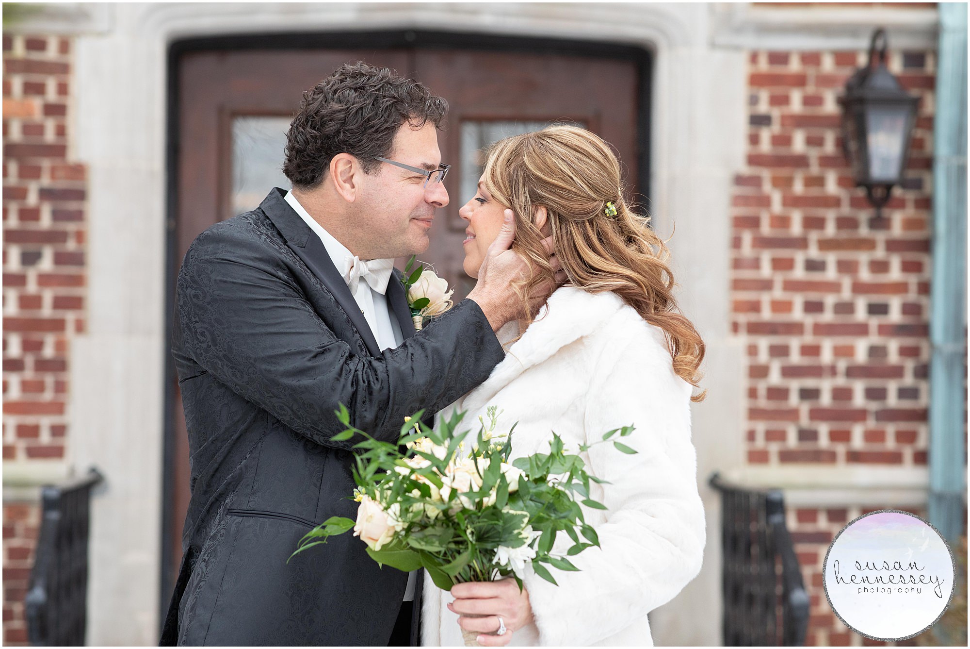 Winter wedding at the Community House of Moorestown