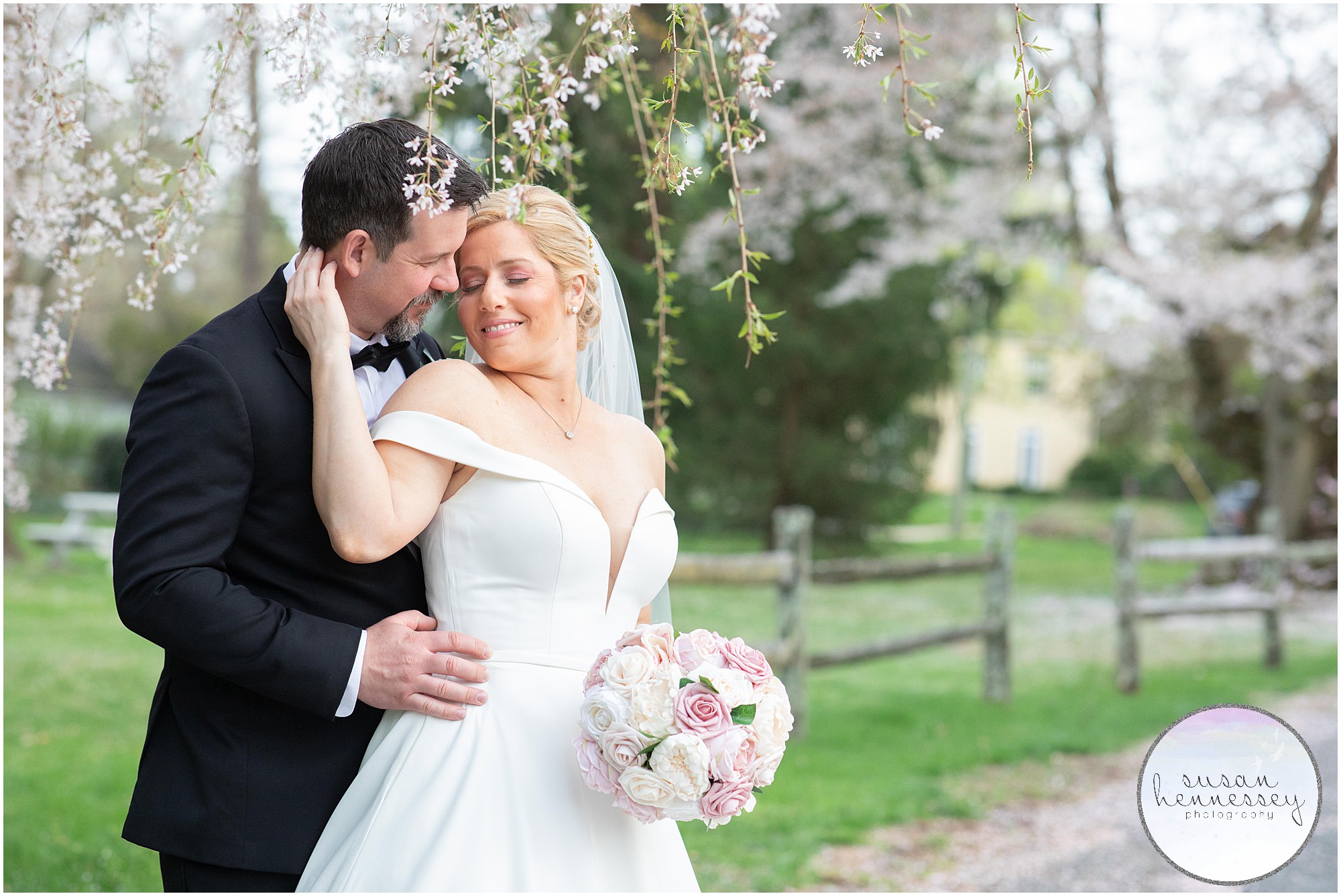 Are you planning a Micro Wedding? Erica and Alex's Spring wedding was filled with cherry blossoms.