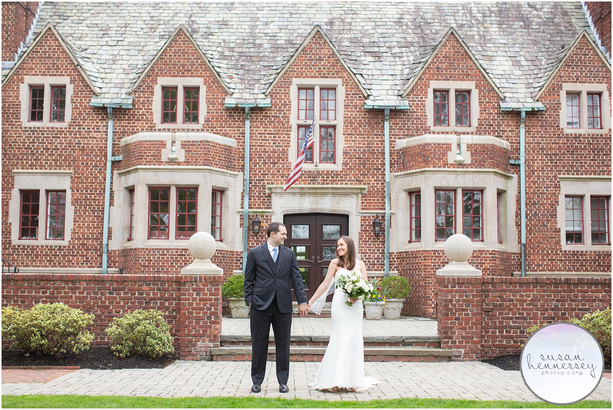 NJ Micro Wedding with Portraits at the Community House of Moorestown