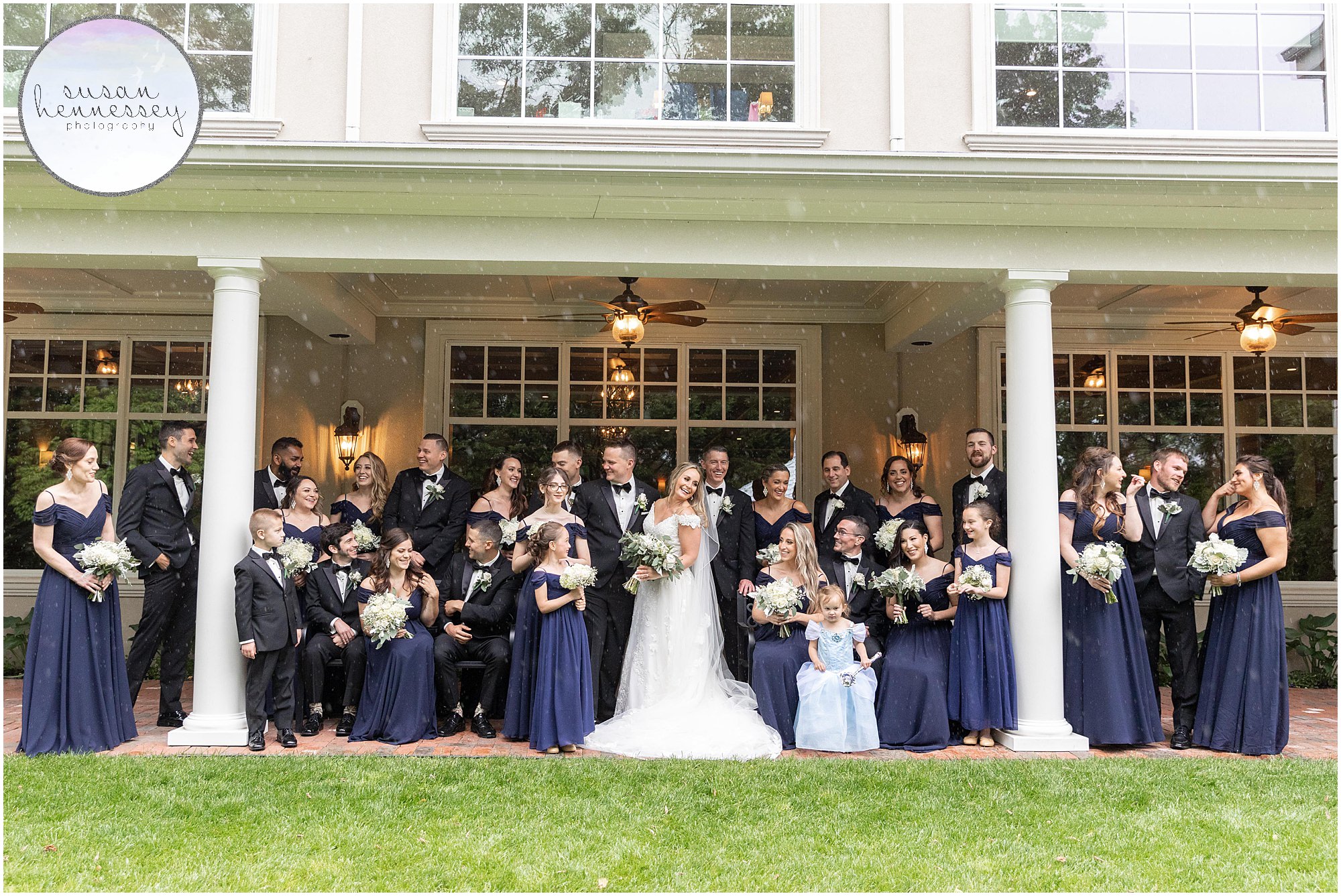 Wedding at The Bradford Estate with bridal party