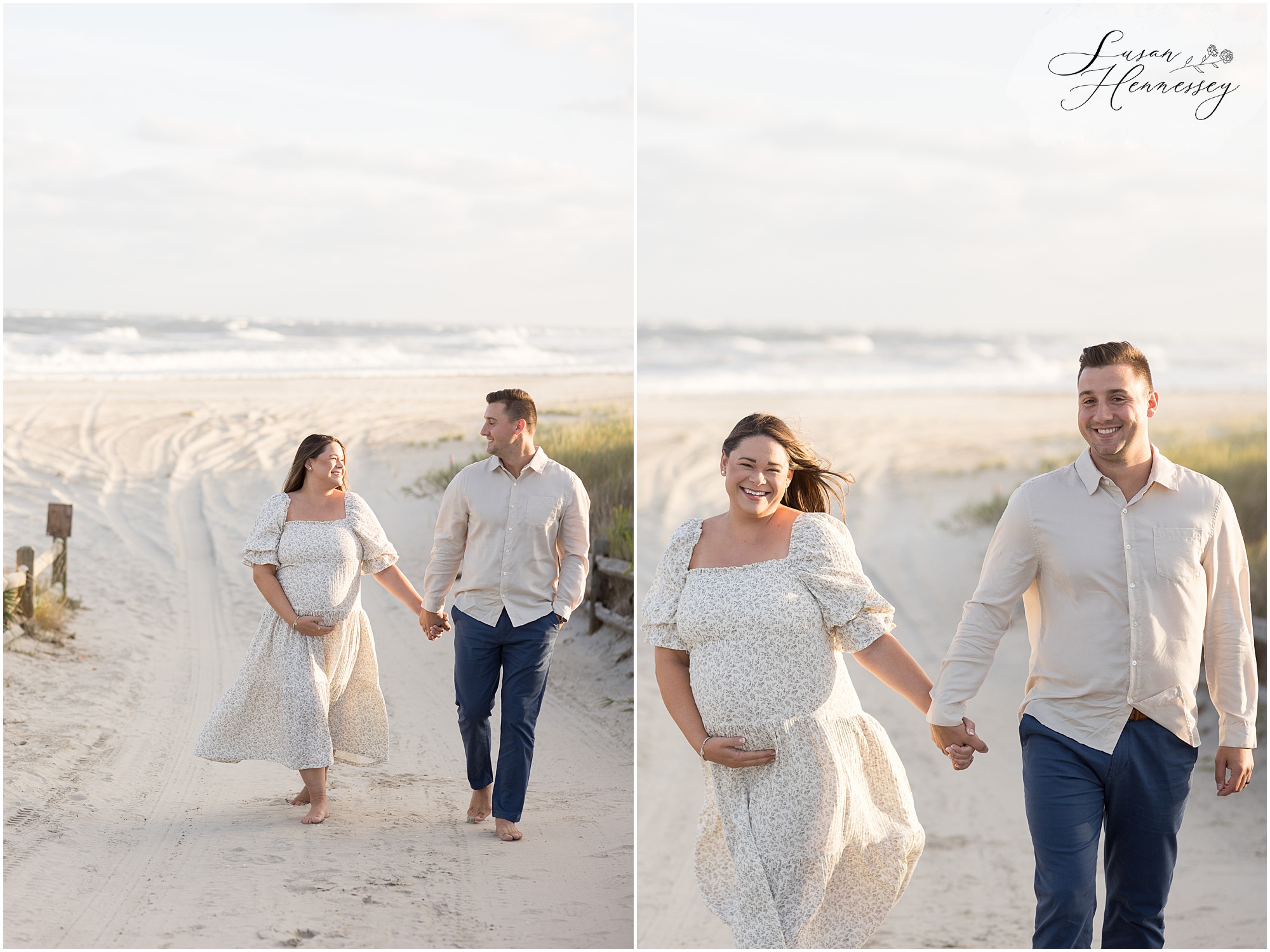 Couple portraits at maternity session
