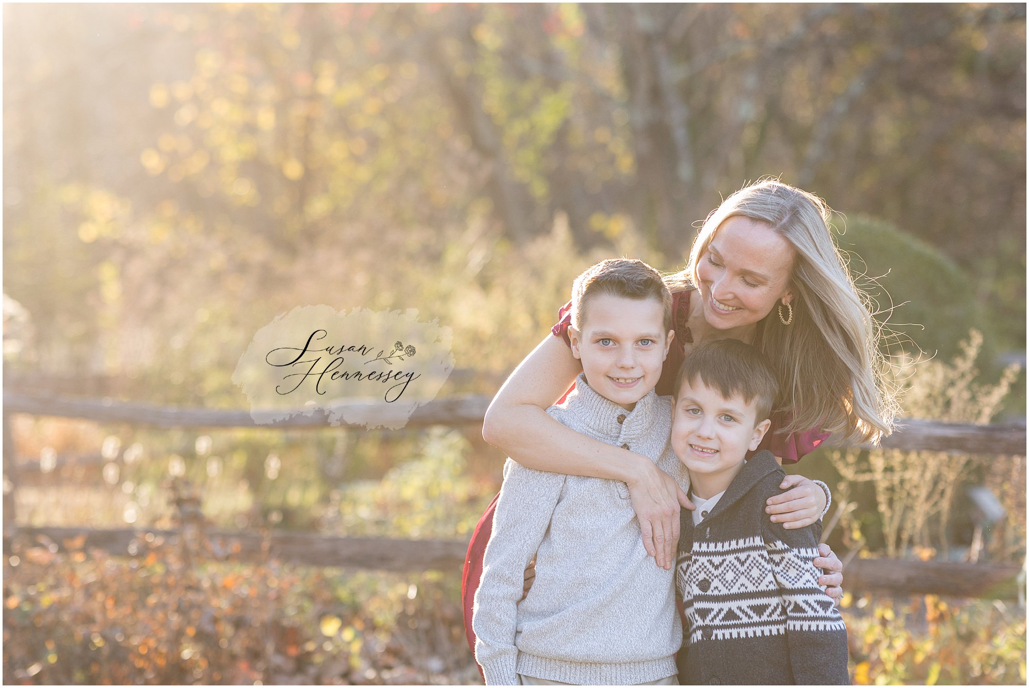 Fall family photos in Cherry Hill NJ at a scenic outdoor location