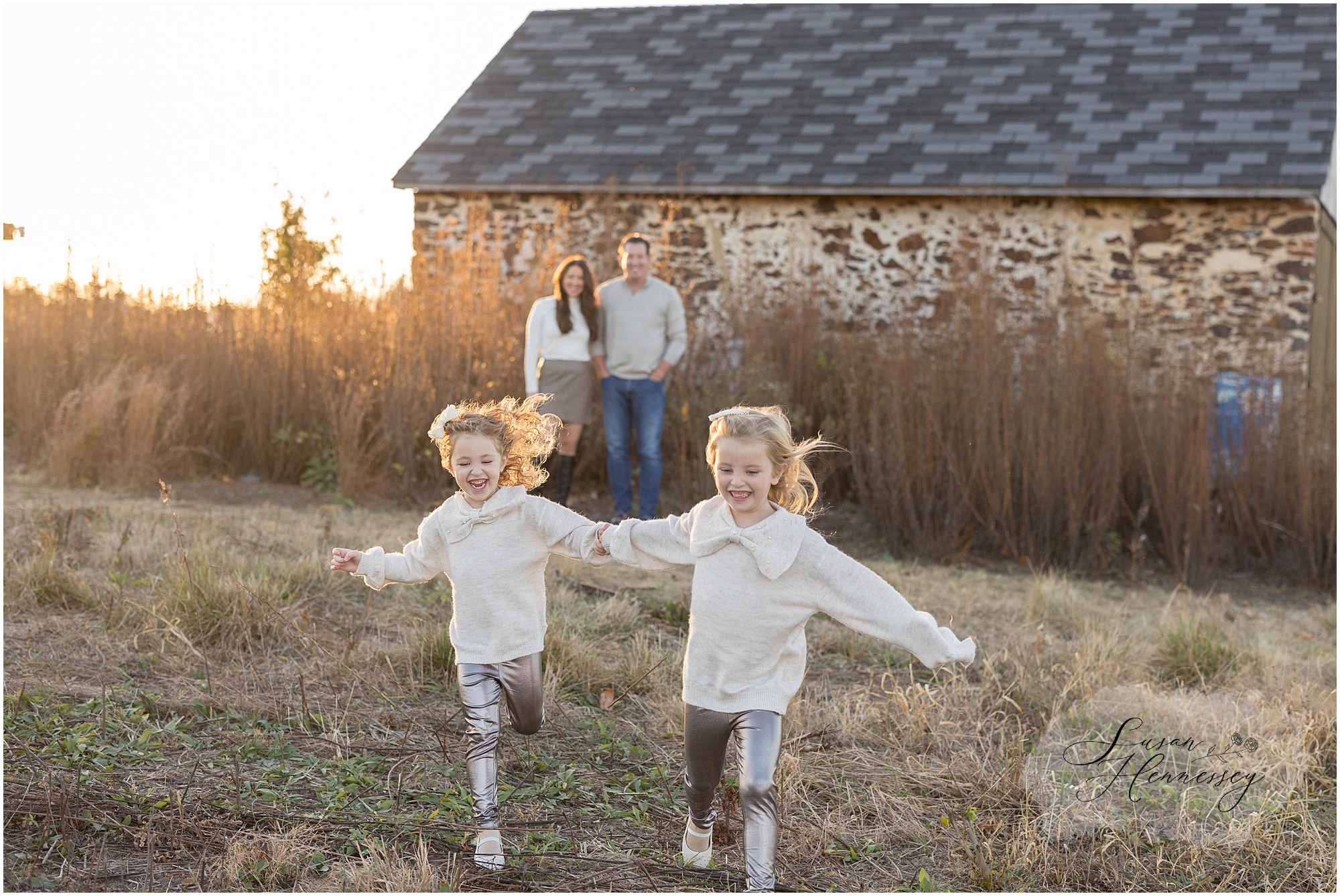 South Jersey fall family photographer capturing natural family moments outdoors